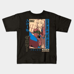 Seductively Vibrant: Zero Two Kids T-Shirt